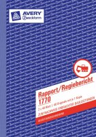 Zweckform 1770 Rapport/Regiebericht, DIN A5,...