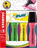 STABILO BOSS SPLASH 4er Etui