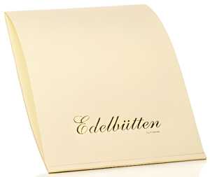 Edelbütten Block A4 Yvory gehämmert mit Büttenrand - 100g/m²