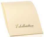 Edelbütten Block A4 Yvory gehämmert mit...