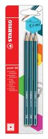 STABILO pencil 160 HB petrol 3er Blister