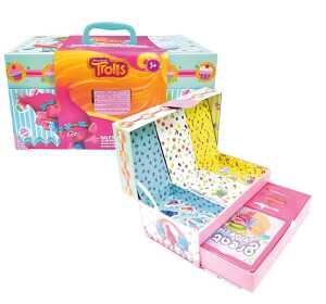 Fantasie Koffer Trolls mit Zubehör