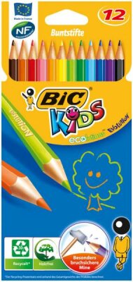 Bic Buntstift ECOlutions EVOLUTION 12-farbig sort Kartonetui 12St