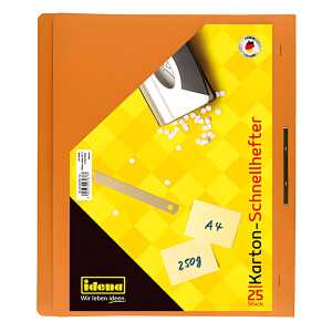 Idena Kartonschnellhefter A4, orange, 250g/m²