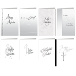 SKOR Trauerkarten Beileidsbekundungen , 11,5 x 17,5 cm 1St