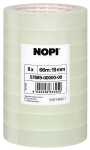 Klebefilm 8RL 19mm 66m transparent NOPI 57889-00000-00