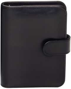 Systemplaner A7 schwarz FINEtouch Lederimitat