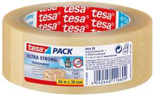 TESA Klebefilm Packband Ultra Stark 66mx38mm Klar