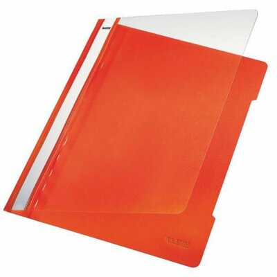 LEITZ 4191 Schnellhefter - A4 langes Beschriftungsfeld PVC orange