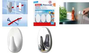 Powerstrips Haken Silber 4042448104939