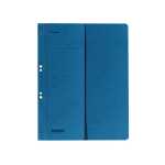 Ösenhefter - A4 1/2 Vorderdeckel kfm. Heftung, blau, Manila, 250 g/qm
