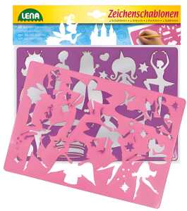 Zeichen Schablonen Prinzessinen + Elfen - Schablonen für Kinder