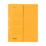 Ösenhefter - A4 1/2 Vorderdeckel kfm. Heftung, gelb, Manila, 250 g/qm