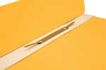 Ösenhefter - A4 1/2 Vorderdeckel kfm. Heftung, gelb, Manila, 250 g/qm