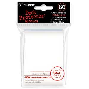 Ultra Pro Deck Protector Sleeves 60 Kartenhüllen - weiß