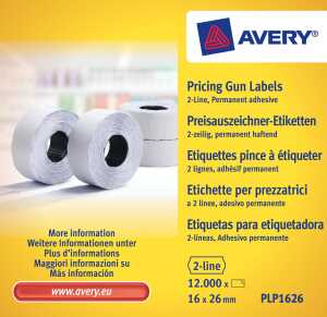 AVERY Zweckform Etiketten für Preis auszeichner, 26 x 16 mm (72031626)