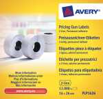 AVERY Zweckform Etiketten für Preis auszeichner, 26 x 16 mm (72031626)