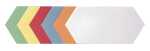 Franken Moderationskarte - Rhombus, 200 x 95 mm,...