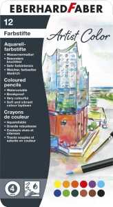 Aquarellbuntstifte 12er Metalletui