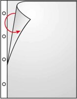 Prospekthüllen, A4, 100er PP, links und oben offen