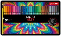 STABILO Pen 68 30er Metalletui „ARTY"