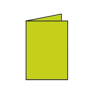 Briefkarte A6 HD 5ST h.grün COLORETTI 220706522