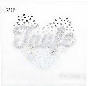 Glamour Klappkarte quadratisch Motiv 52