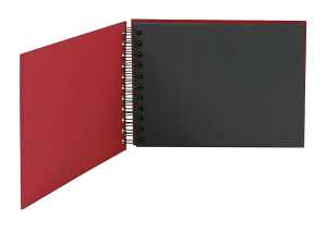Fotospiralbuch SOHO 19,5x14,5cm rot SOHO 1329452360 40Seiten