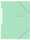 Eckspannmappe TOP FILE+, A4, aus 390 g/m² Karton, pastell grün