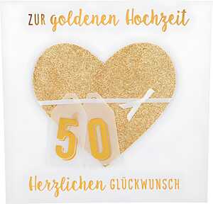 Glamour Klappkarte quadratisch Motiv 48