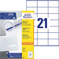 Zweckform 3481 Universal-Etiketten ultragrip - 70 x 41...