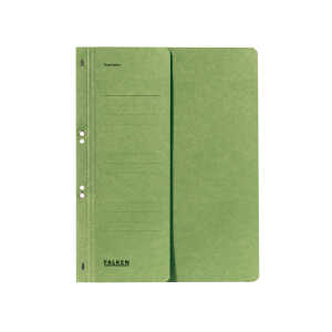 Ösenhefter - A4 1/2 Vorderdeckel kfm. Heftung, grün, Manila, 250 g/qm