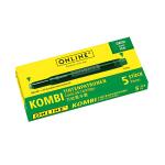Kombi-Patrone grün f.Standard- u.Lamy-FH,5St