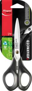 Maped Schere Advanced Green, Länge: 170 mm, symmetrisch (82496110)