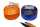 Doppelspitzer Lefty Oval Office orange oder blau - für Linkshänder