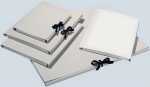 Sammelmappe Graukarton A4 mit Band