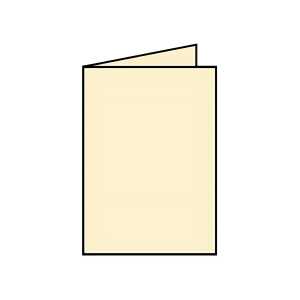 Coloretti Karten 5 Stück B6 Hd-Pl 225g creme