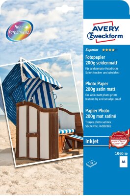 Zweckform Superior Fotopapier A4 Inkjet 200g, 30 Blatt