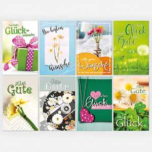 Glückwunschkarten Allgemeine Grüße / verschiedene Anlässe sortiert