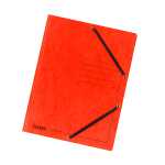 Falken Falken Einschlagmappe Karton orange, 3 Klappen,...