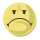 Wertungssymbole negativ d=9,5cm, gelb, 100 Stück