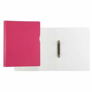 Idena Ringbuch A4 2 D-Ringe,25mm, himbeer