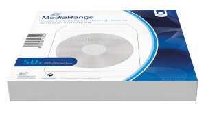 CD Papierhülle 50ST weiß MEDIARANGE BOX65