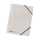 Falken Eckspanner Karton weiß mit Gummizug, für DIN A4
