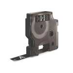 Dymo Schriftband D1 Kunststoff laminiert 7 mx12 mm Weiß/Schwarz