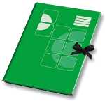 Sammelmappe A3 Grün mit Band 4001868069747