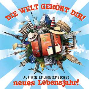 3D Foto Klappkarte quadratisch Motiv 12