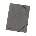 Falken Eckspanner Karton dunkelgrau mit Gummizug,...