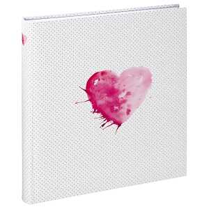 Buch-Album Lazise, pink 29x32cm, 50 weiße Seiten