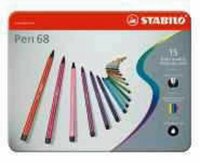 STABILO Pen 68 15er Metalletui „ARTY"